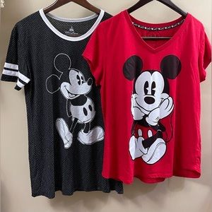 ⭐️BUNDLE⭐️ 2 Disney Mickey Mouse Tops Size 2XL